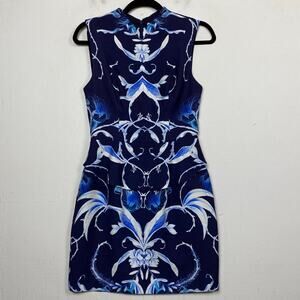 Keepsake The Label Come Save Me Blue Peplum Dress Size Small